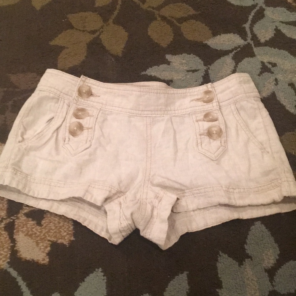 Express linen sailor shorts